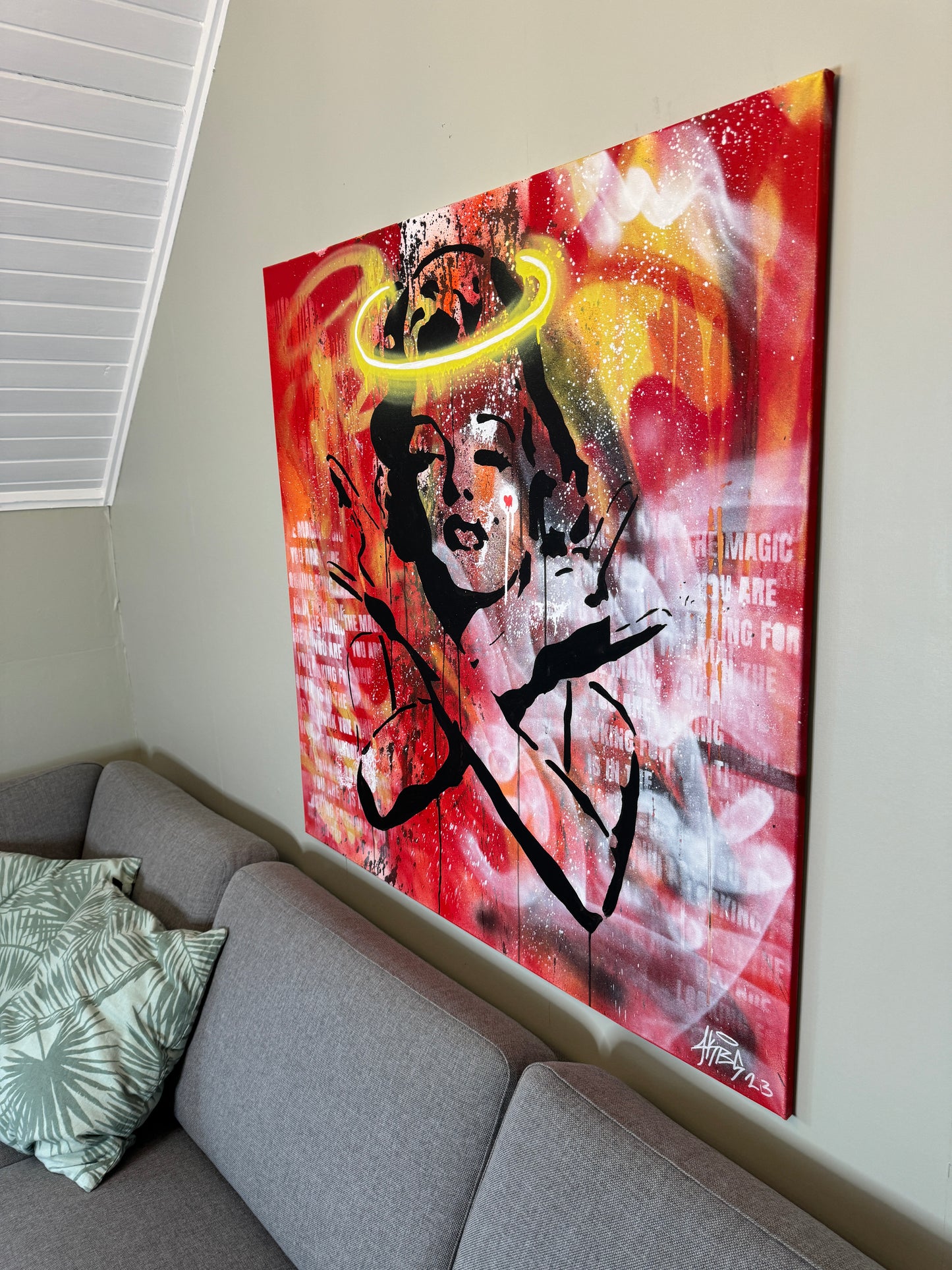 "Lovesick" 100x100cm